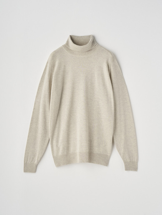 タートルネック長袖ニットプルオーバー | A4789 | 24G MODERN FIT 詳細画像 GREY FLEECE 2