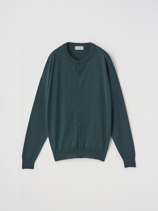 クルーネック長袖ニットカーディガン | A4790 | 24G MODERN FIT 詳細画像 RICHARDSON GREEN 2