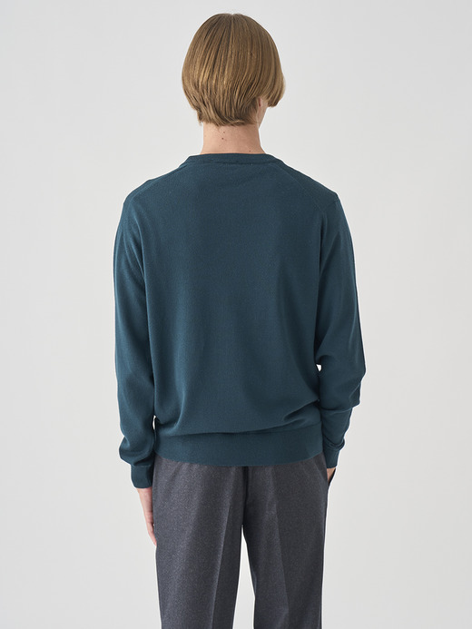クルーネック長袖ニットカーディガン | A4790 | 24G MODERN FIT 詳細画像 RICHARDSON GREEN 5