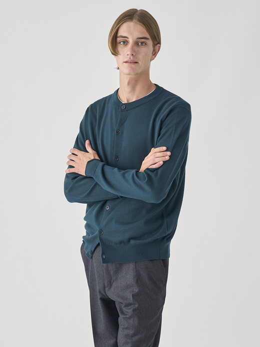 クルーネック長袖ニットカーディガン | A4790 | 24G MODERN FIT 詳細画像 RICHARDSON GREEN 7