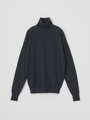 タートルネック長袖ニットプルオーバー | AOFIE | 30G CONTEMPORARY FIT