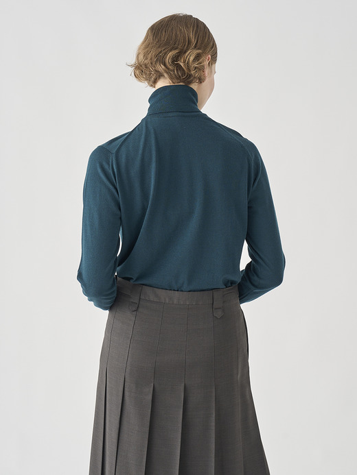 タートルネック長袖ニットプルオーバー | AOFIE | 30G CONTEMPORARY FIT 詳細画像 RICHARDSON GREEN 6