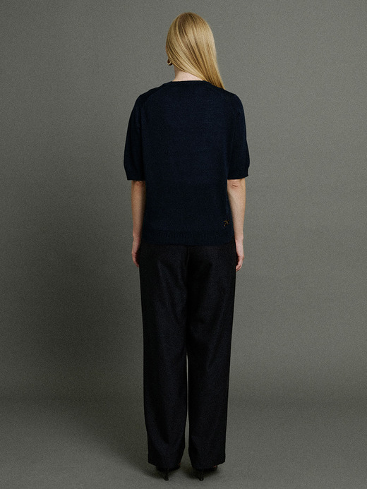 【12/5発売開始 JOHN SMEDLEY×Bill Nighy】クルーネック半袖ニットＴシャツ｜BN002 詳細画像 NO1(BN002) 9