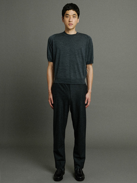 【12/5発売開始 JOHN SMEDLEY×Bill Nighy】クルーネック半袖ニットＴシャツ｜BN002 詳細画像 NO2(BN002) 6