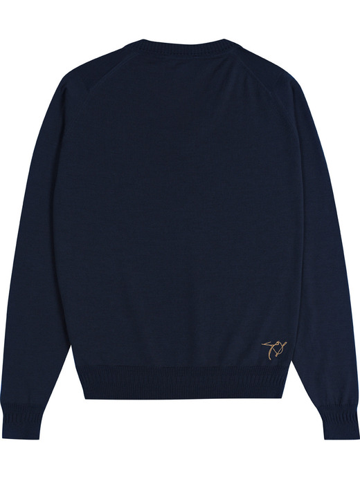 【12/5発売開始 JOHN SMEDLEY×Bill Nighy】クルーネック長袖ニットプルオーバー｜BN009 詳細画像 NO1(BN009) 2