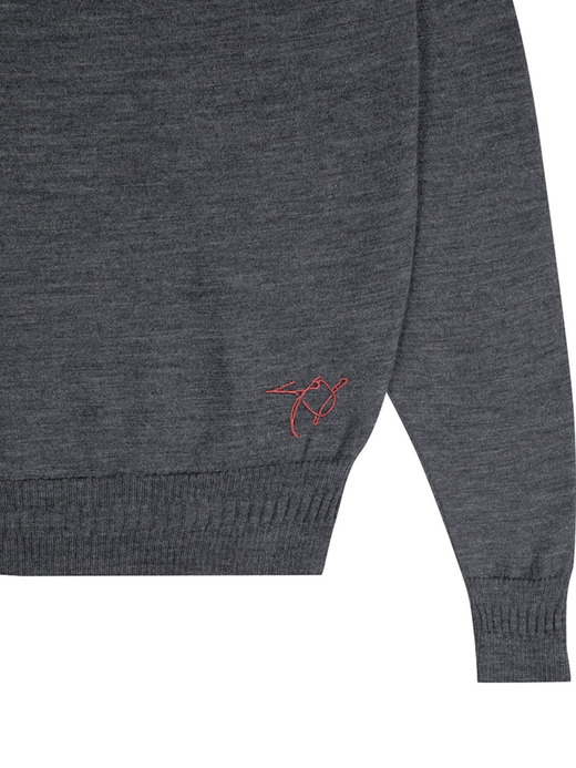 【12/5発売開始 JOHN SMEDLEY×Bill Nighy】クルーネック長袖ニットプルオーバー｜BN009 詳細画像 NO2(BN009) 3