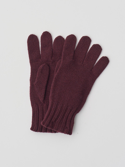 ［Eco Cashmere］カシミヤ混 ニットグローブ| CALOW | 5G 詳細画像 CHICORY 1