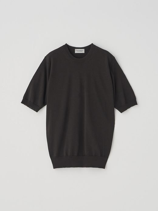 クルーネック半袖ニットプルオーバー | CERICE | 30G CONTEMPORARY FIT 詳細画像 FAULKNER BROWN 2