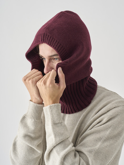 	［Eco Cashmere］カシミヤ混 ニットバラクラバ | DARBY | 5G 詳細画像 CHICORY 3