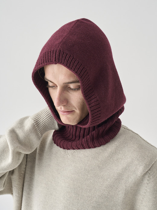 	［Eco Cashmere］カシミヤ混 ニットバラクラバ | DARBY | 5G 詳細画像 CHICORY 4
