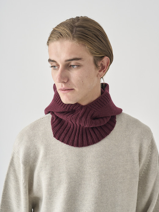 	［Eco Cashmere］カシミヤ混 ニットバラクラバ | DARBY | 5G 詳細画像 CHICORY 6