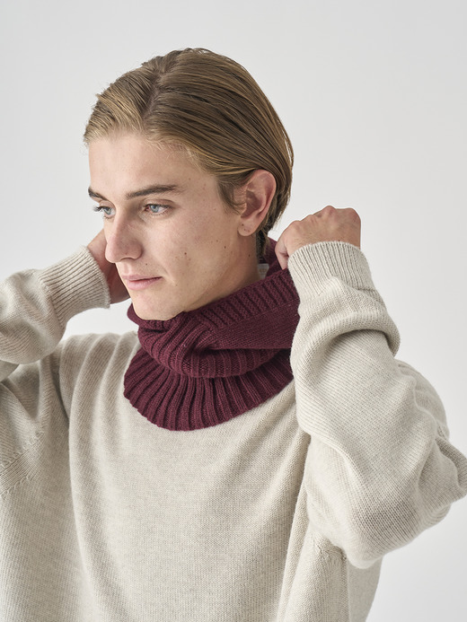 	［Eco Cashmere］カシミヤ混 ニットバラクラバ | DARBY | 5G 詳細画像 CHICORY 7