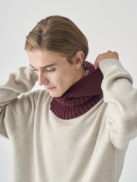 	［Eco Cashmere］カシミヤ混 ニットバラクラバ | DARBY | 5G 詳細画像 CHICORY 8