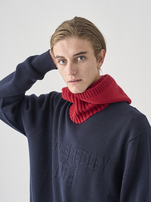 	［Eco Cashmere］カシミヤ混 ニットバラクラバ | DARBY | 5G 詳細画像 VERMILLION 7