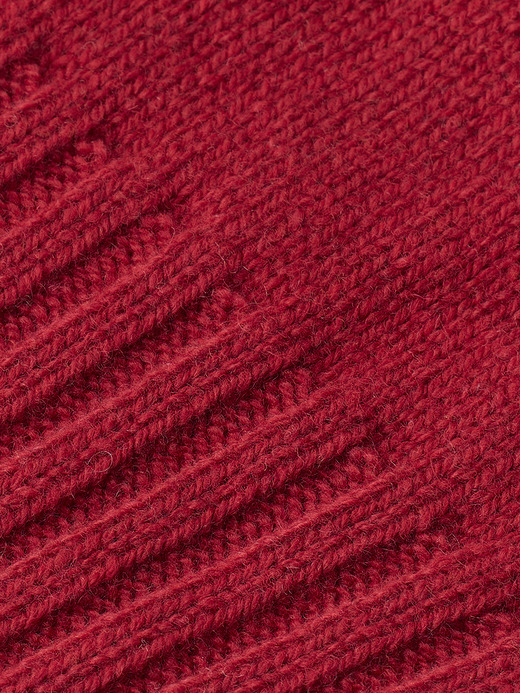 	［Eco Cashmere］カシミヤ混 ニットバラクラバ | DARBY | 5G 詳細画像 VERMILLION 9