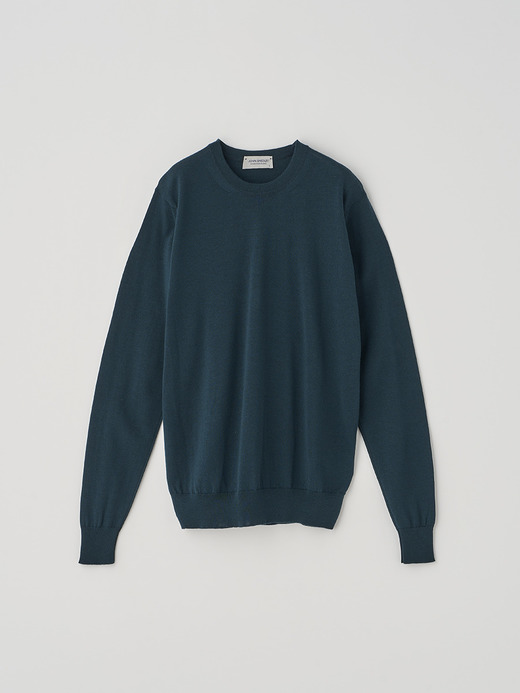 クルーネック長袖ニットプルオーバー | CERICE | 30G CONTEMPORARY FIT 詳細画像 RICHARDSON GREEN 2