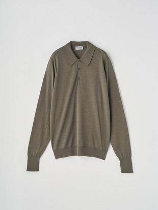 クラシック長袖ニットポロシャツ | DORSET | 30G EASY FIT