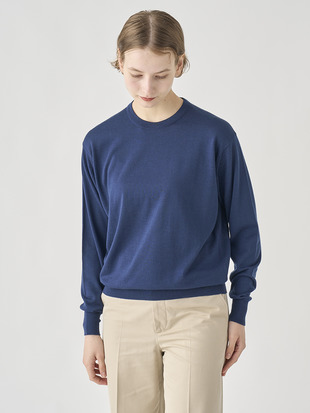 クルーネック長袖プルオーバー| EMMY | 30G COMMON FIT