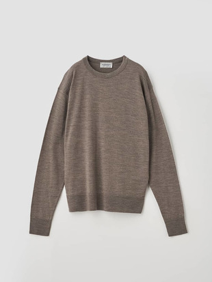 クルーネック長袖プルオーバー| EMMY | 30G COMMON FIT