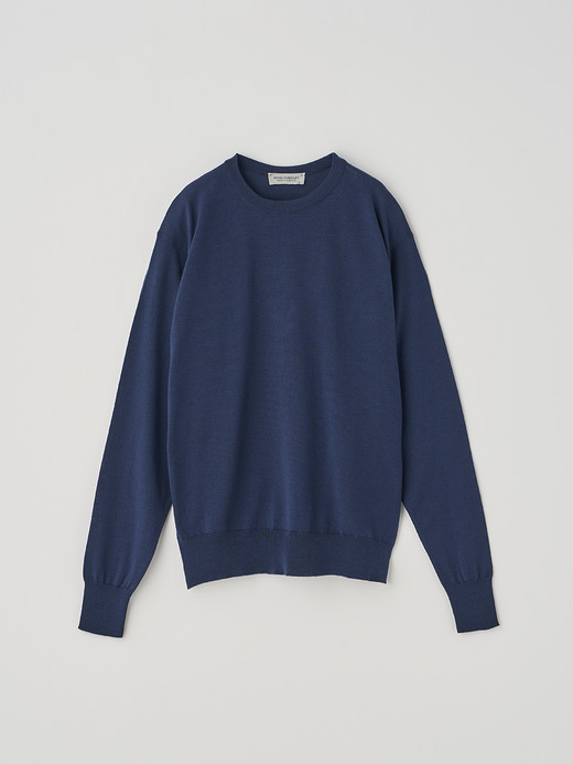 クルーネック長袖プルオーバー| EMMY | 30G COMMON FIT 詳細画像 HEMINGWAY BLUE 2