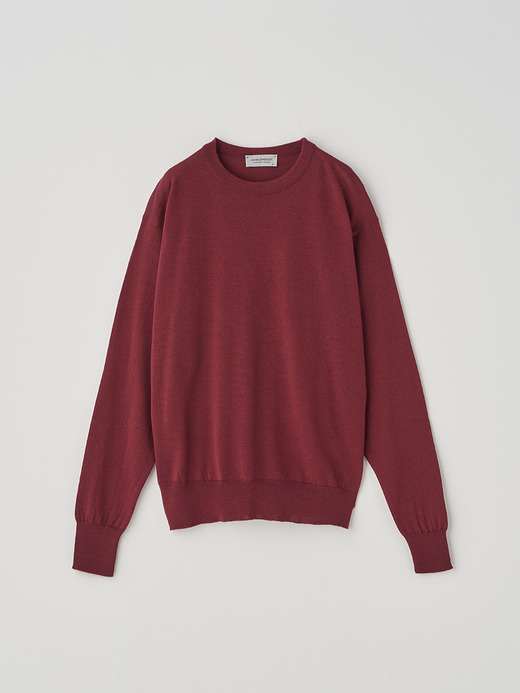 クルーネック長袖プルオーバー| EMMY | 30G COMMON FIT 詳細画像 WOOLF RED 2