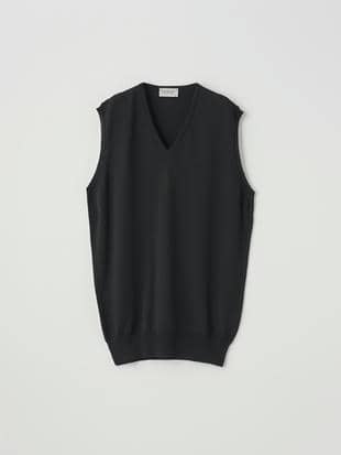 Ｖネックニットベスト | HADFIELD | 24G STANDARD FIT