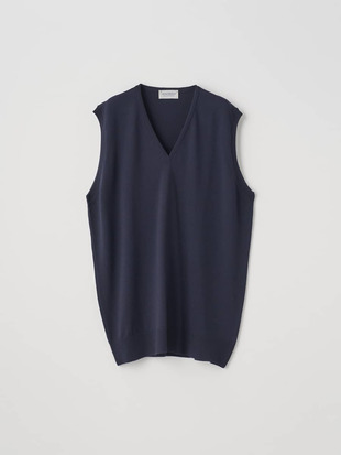 Ｖネックニットベスト | HADFIELD | 24G STANDARD FIT