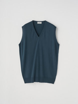 Ｖネックニットベスト | HADFIELD | 24G STANDARD FIT