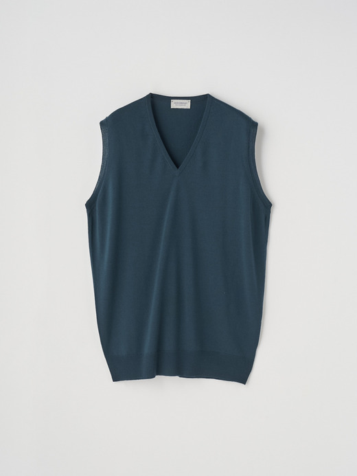 Ｖネックニットベスト | HADFIELD | 24G STANDARD FIT 詳細画像 RICHARDSON GREEN 1