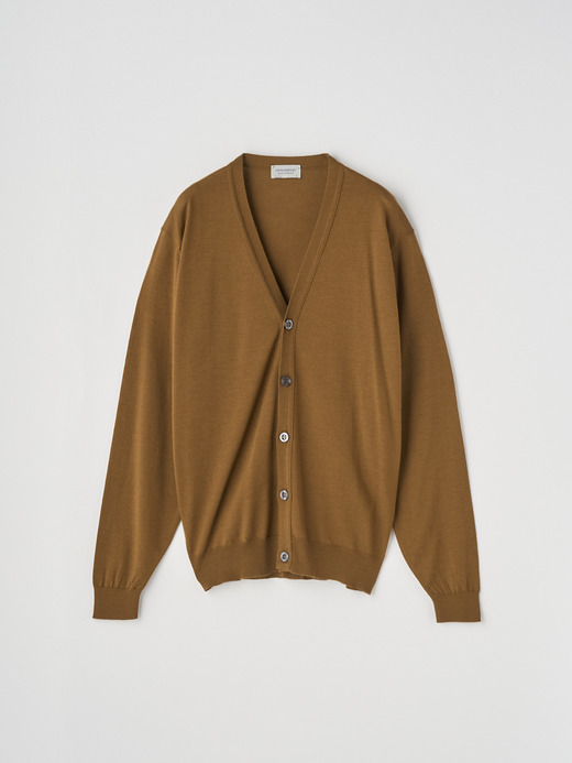 Ｖネック長袖ニットカーディガン | HALIN | 30G MODERN FIT 詳細画像 KEATS BRONZE 2