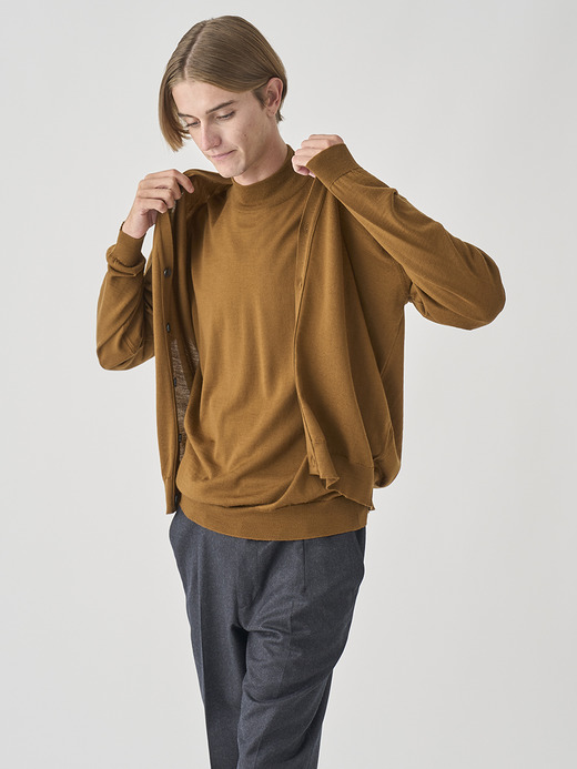 Ｖネック長袖ニットカーディガン | HALIN | 30G MODERN FIT 詳細画像 KEATS BRONZE 3