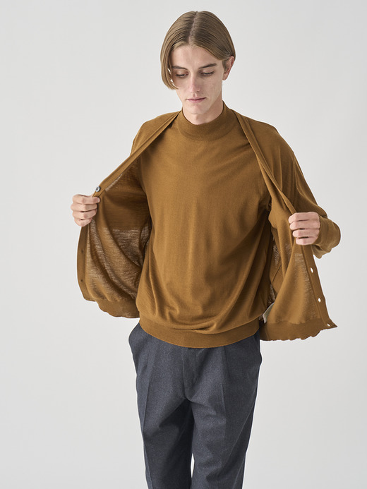 Ｖネック長袖ニットカーディガン | HALIN | 30G MODERN FIT 詳細画像 KEATS BRONZE 5