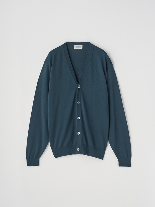 Ｖネック長袖ニットカーディガン | HALIN | 30G MODERN FIT 詳細画像 RICHARDSON GREEN 2