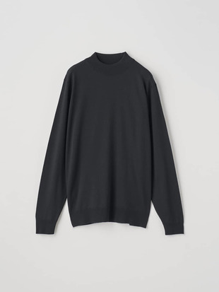 モックネック長袖ニットプルオーバー | KILDAY | 30G MODERN FIT