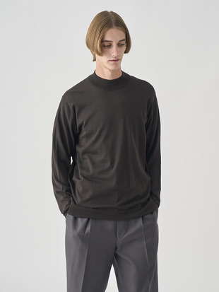 モックネック長袖ニットプルオーバー | KILDAY | 30G MODERN FIT