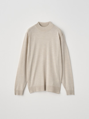 モックネック長袖ニットプルオーバー | KILDAY | 30G MODERN FIT
