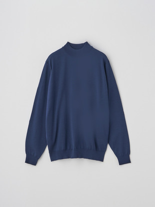 モックネック長袖ニットプルオーバー | KILDAY | 30G MODERN FIT