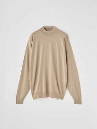 モックネック長袖ニットプルオーバー | KILDAY | 30G MODERN FIT