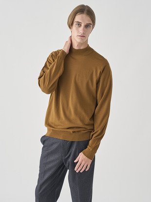 モックネック長袖ニットプルオーバー | KILDAY | 30G MODERN FIT