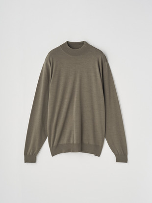 モックネック長袖ニットプルオーバー | KILDAY | 30G MODERN FIT