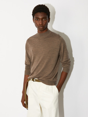 モックネック長袖ニットプルオーバー | KILDAY | 30G MODERN FIT
