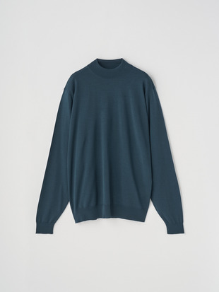 モックネック長袖ニットプルオーバー | KILDAY | 30G MODERN FIT
