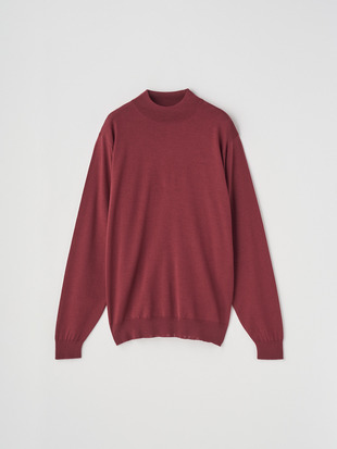 モックネック長袖ニットプルオーバー | KILDAY | 30G MODERN FIT