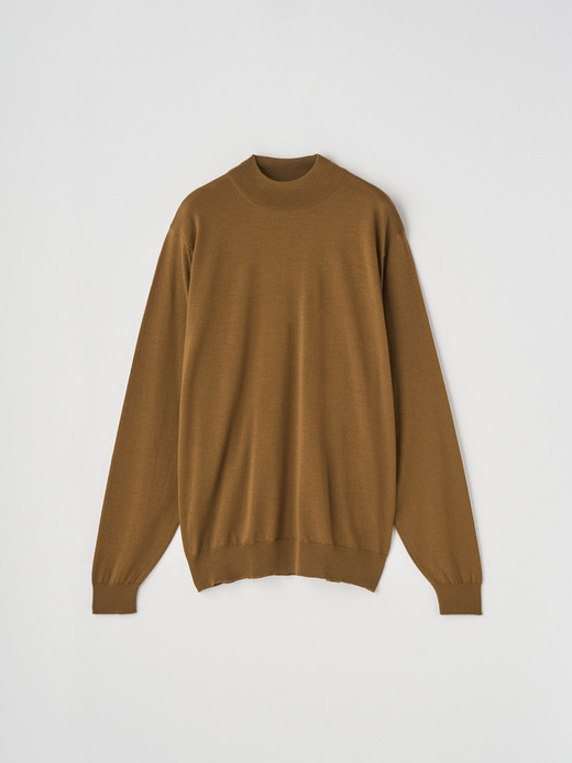 モックネック長袖ニットプルオーバー | KILDAY | 30G MODERN FIT 詳細画像 KEATS BRONZE 2