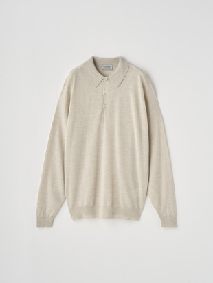 長袖ニットポロシャツ | KNOLL | 30G MODERN FIT