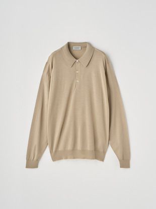 長袖ニットポロシャツ | KNOLL | 30G MODERN FIT