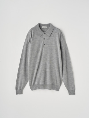 長袖ニットポロシャツ | KNOLL | 30G MODERN FIT