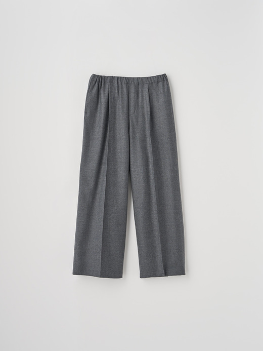 ウールワイドドレープイージーパンツ｜FP133 詳細画像 NO2(L03530FP133_チャコール) 1