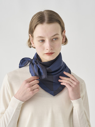 bicolor Silk Scarf | SF752
