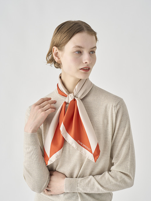 bicolor Silk Scarf | SF752 詳細画像 NO3(L03530SF752_ＨＷＯxＧＦＣ) 7